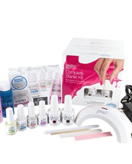 Gelish-Harmony-Complete-Starter-Kit-LED-Gel-Polish-Kit-Limited-w-Free-Mini-Pro-45-LED-Curing-Light-2-Colors-June-Bride-Gossip-Girl-by-Hand-Nail-Harmony-0