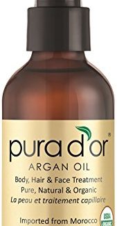 PURA-DOR-Moroccan-Argan-Oil-100-Pure-USDA-Organic-For-Face-Hair-Skin-Nails-4-Fluid-Ounce-0